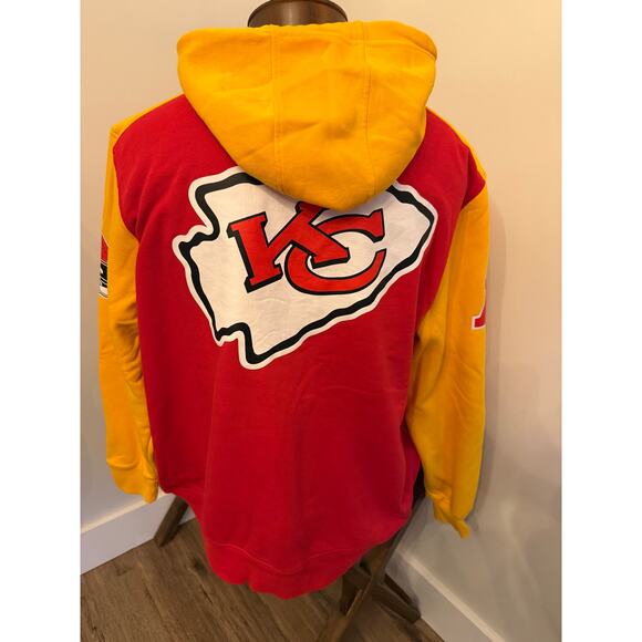 Starter Men's Red Kansas City Chiefs Pullover Hoodie Size XXL - Picture 2 of 4